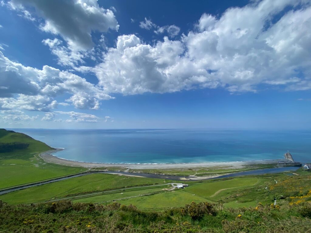 View from Pendinas near Aberystwyth